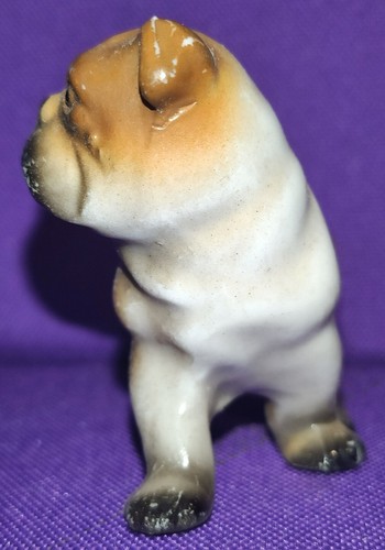 Vintage Keramik Bulldogge Welpe Figur 23/4" lange Figur - Bild 3 von 10
