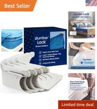 Lock Sheet Holders - Heavy-Duty Mattress Straps for All Sheet Sizes