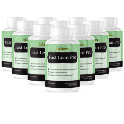 Fast Lean Pro-Digestive & Weight Support- 10 Bottles- 600 Capsules