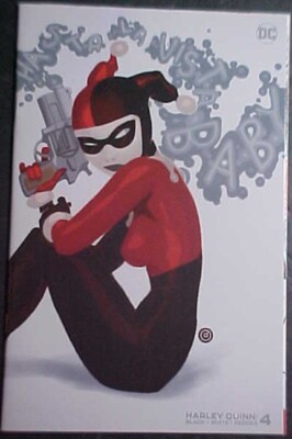 HARLEY QUINN: BLACK WHITE REDDER #4! BACHALO VARIANT COVER! VF 2023 DC COMICS