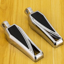 10mm Highway Foot Pegs Footrest For Harley Softail XL Forty Eight Touring Ultra