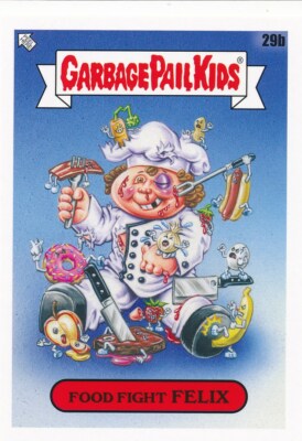 29b FOOD FIGHT FELIX 2021 GPK Garbage Pail Kids Food Fight