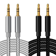 1M Headphone Aux Cable Audio Lead 3.5mm Jack to Jack Stereo PC Car Male