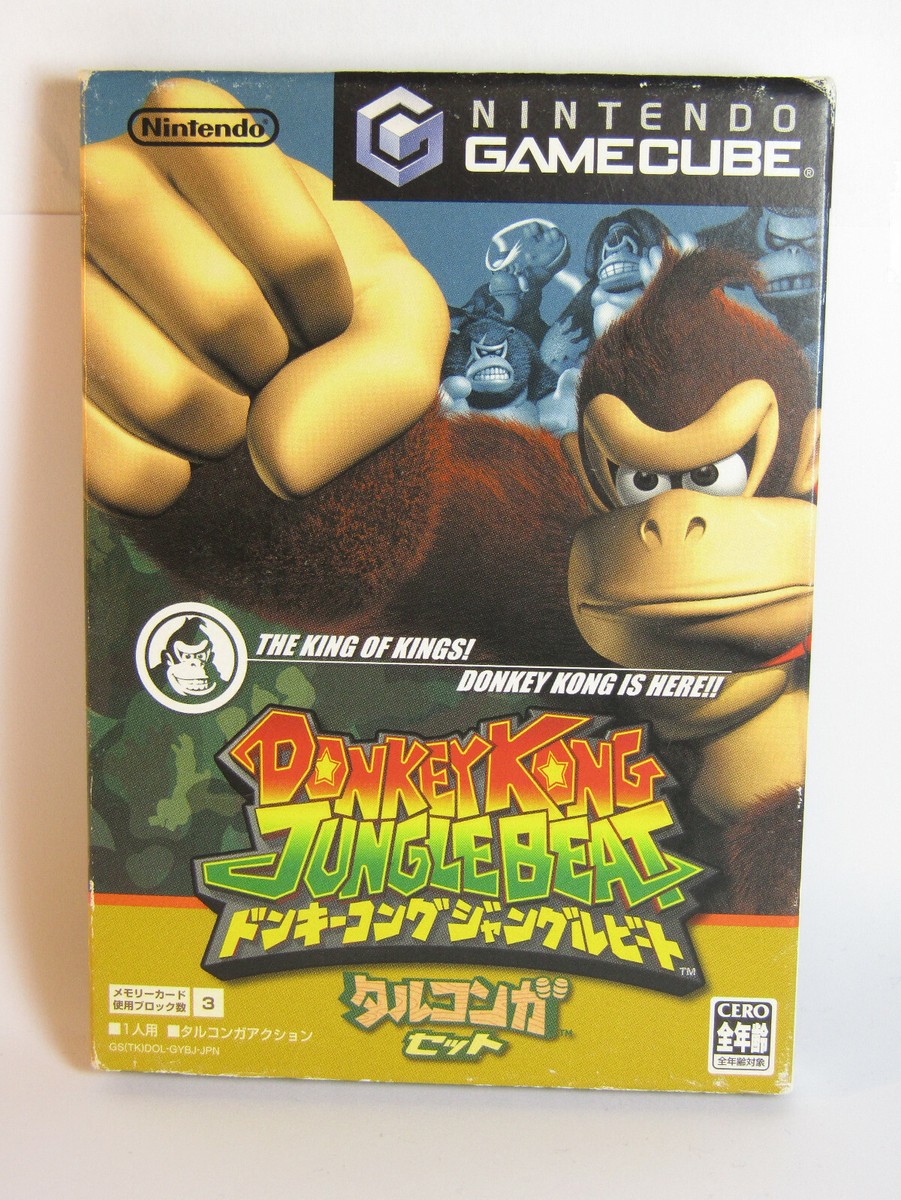 GameCube Donkey Kong Jungle Beat Japan Nintendo Game Cube