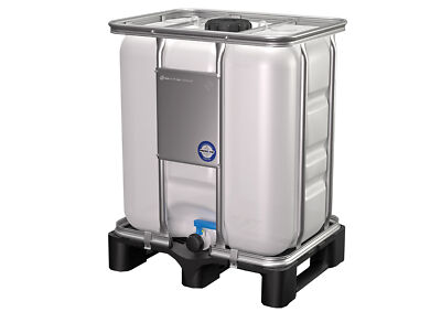 Werit 300l IBC Container Wasserspeicher, Regenfass, Wassertank PE-Palette, neu