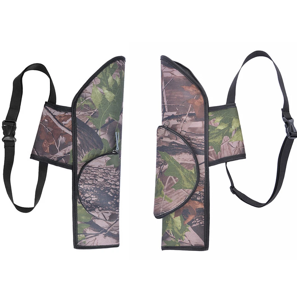 Archery Arrow Quiver Waist Hip Holder Bag Back Side Right Left Shooting Target - Image 2 of 4