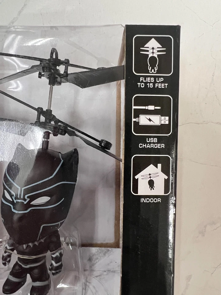 Black Panther World Tech-Motion Sensing Helicopter New - Image 4 of 4