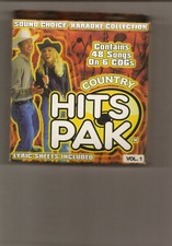 Karaoke SOUNDCHOICE COUNTRY HITS PAK CD G Disc SET
