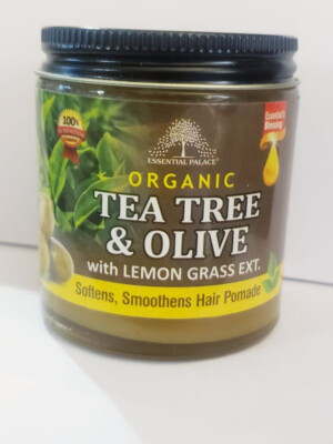 Organic Tea Treee & Olive With Lemongrass Extract Hair Pomade