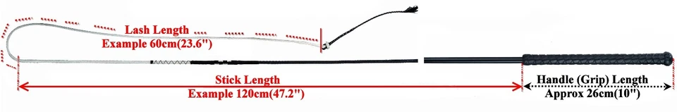 Carriage Driving Whip Bow Top Dobert Style 1-117 3 Sizes Pony Cob Horse - Image 3 of 3