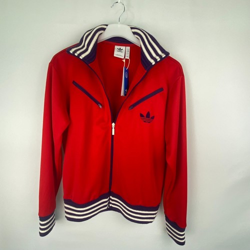 NEW Adidas Originals Adicolor 70s Montreal 22 Tracktop Scarlet Red Unisex Size M - Picture 3 of 9