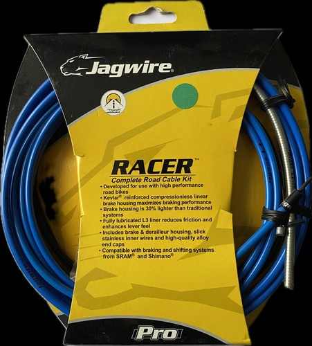 Kit Câbles De Frein Jagwire Universel – Pour BMX, VTT, Vélo Route – 10 Couleurs