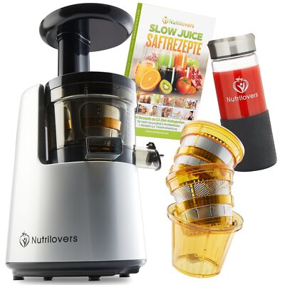 NUTRI-PRESS NO.1 - Premium Slow Juicer Vertikal mit 3 Sieben BPA-frei