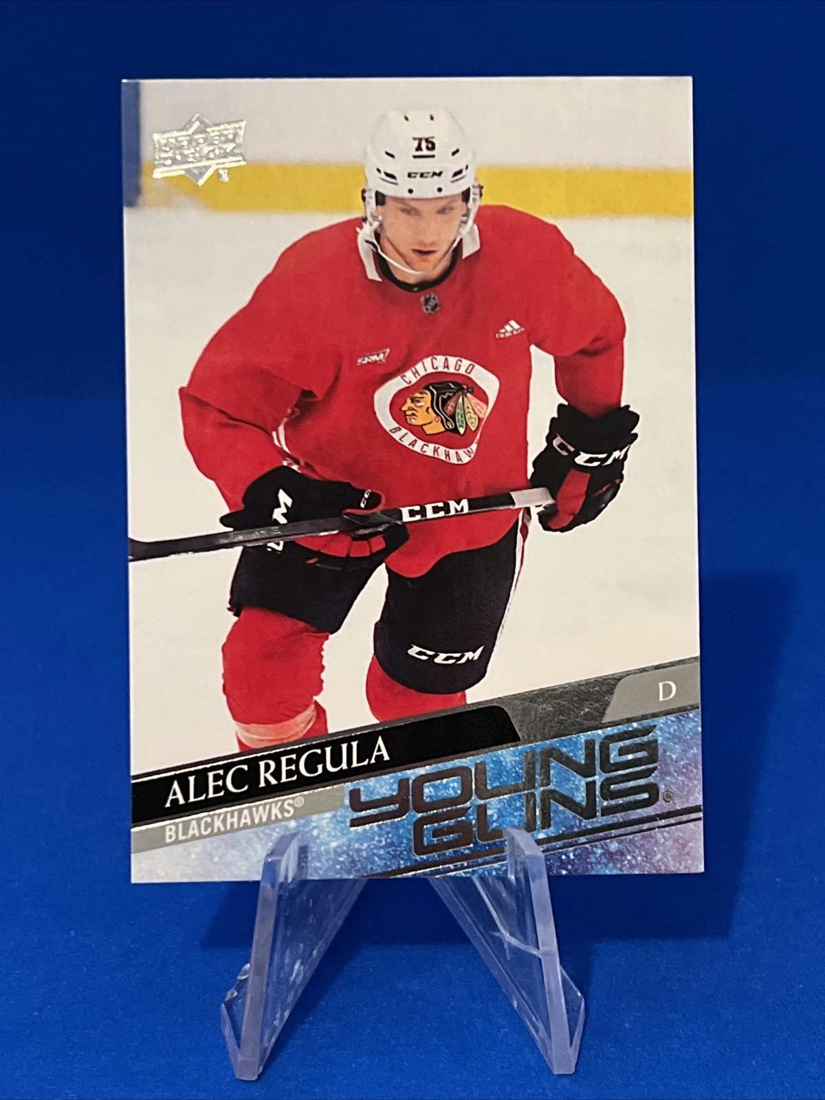 Alec Regula trading card