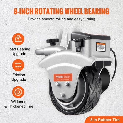 VEVOR Motorised Jockey Wheel Trailer 350W Electric Trailer Dolly Mover 5000lbs - Picture 5 of 12