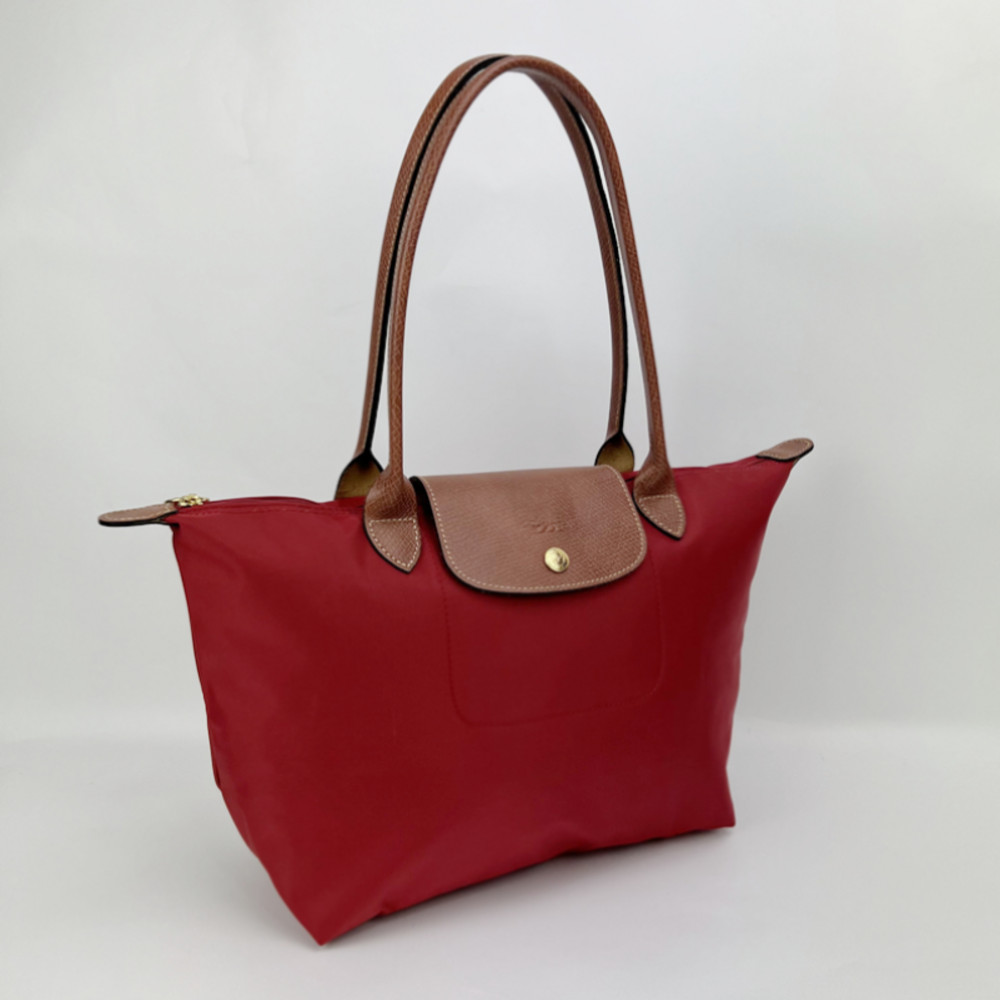 Longchamp Le Pliage Tote bag Recycled canvas  Red  M size
