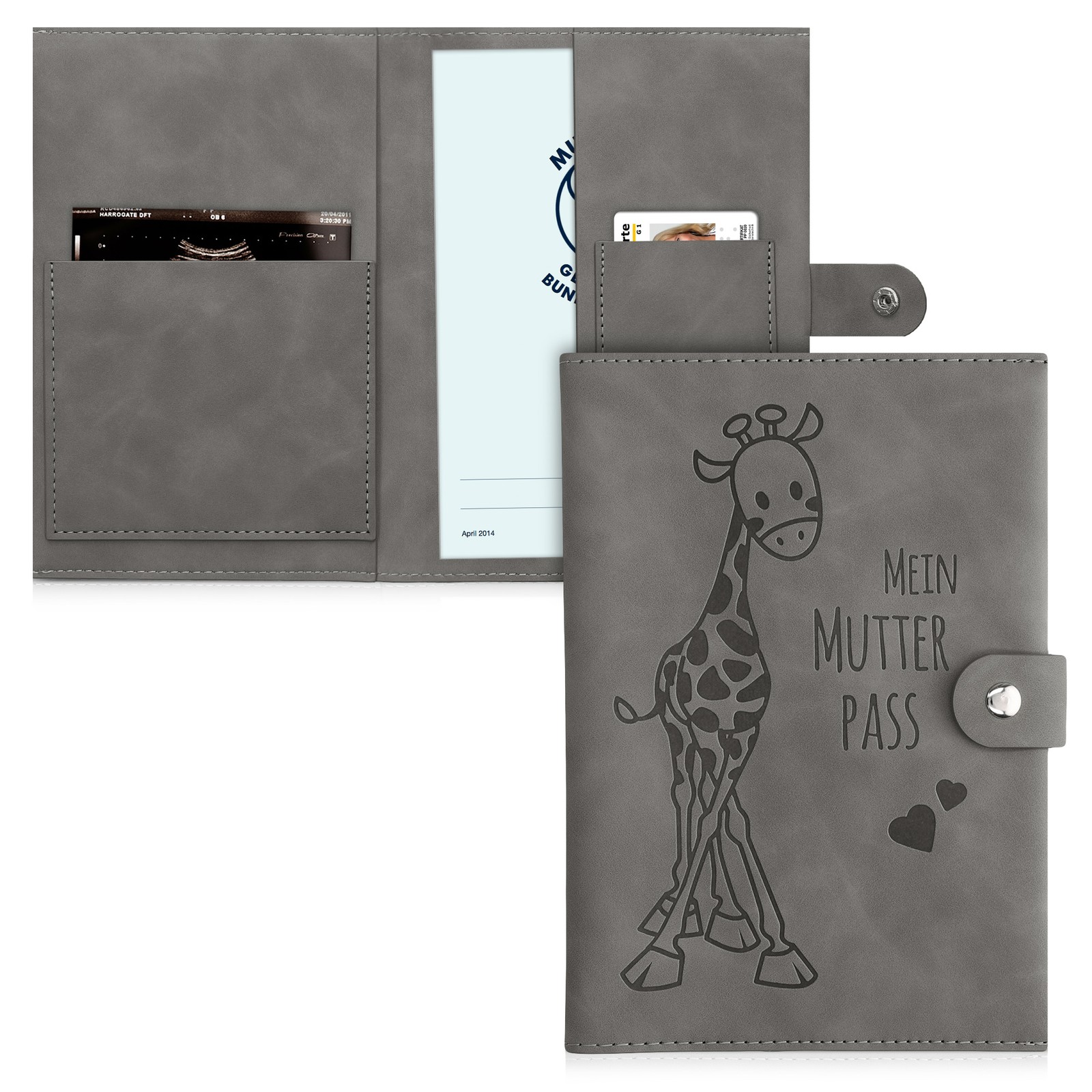 Mutterpasshlle Hlle fr deutschen Mutterpass mit extra Fchern Klapphlle Case 2390₽
