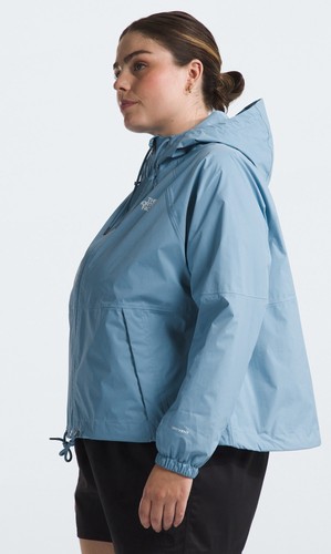 The North Face Donna Plus Antora Giacca Antipioggia Felpa con Cappuccio Acciaio Blu Taglia 3X Nuova con etichette $120 - Foto 4 di 16