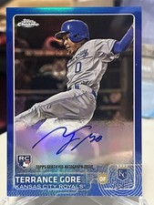 2015 Topps Chrome Terrance Gore Blue Refractor Auto 68/150 AR-TG