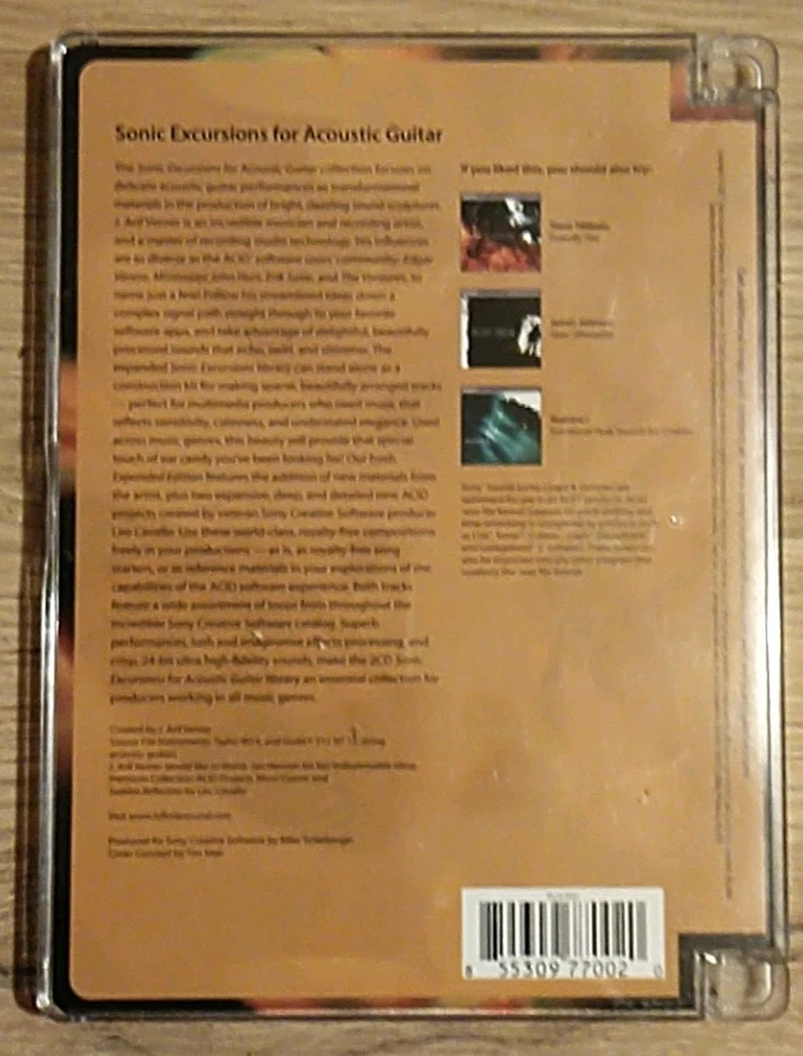 Sony Sound Series Sonic Excursions For Acoustic Guitar 🎸 Expanded Edition - Bild 3 von 3