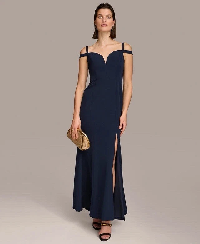 DONNAKARAN ダナキャラン ドレス ワンピース ネイビー 2 Donna Karan Blue Dresses for Women for sale | eBay
