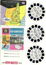 New Hampshire View-Master 3 reel set State Tour Series with color booklet