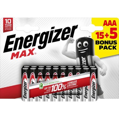 Energizer Max Micro 15+5 Stück Batterien AAA