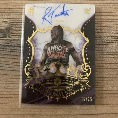 WWE Royalty R-Truth 16/25 Coronation Auto Purple Parallel Wrestling