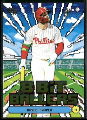 2026 Topps Bryce Harper #8B-11 8 Bit Ballers Phillies (612)