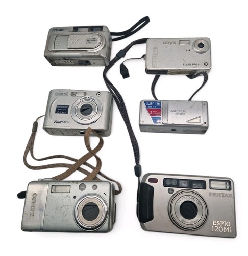 ⚡ 6x Kamera Yakumo Pentax Jenoptik Digitalkamera DEFEKT Ersatzteil Bastler⚡