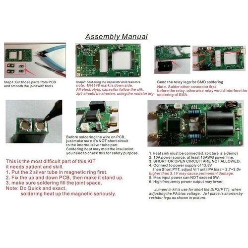 Affordable 70W SSB Linear RF Amp DIY Project Kits Available Online Now - Afbeelding 7 van 11