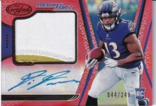 2020 Panini Certified Devin Duvernay Freshman Fabric Mirror Signatures