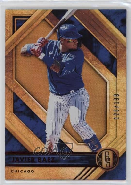 2021 Panini Chronicles Gold Standard Red 126/199 Javier Baez #20 0bt4