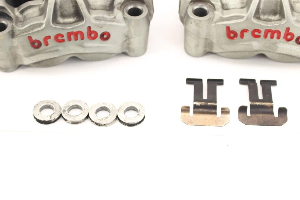 2018 APRILIA TUONO V4 1100 FACTORY ABS OEM RIGHT LEFT FRONT BRAKE CALIPER SET - Image 4 of 4