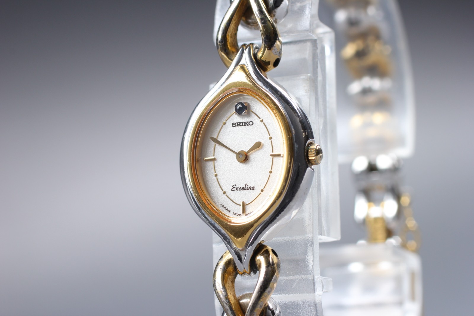 SEIKO Exceline 1F20-5000 16mm Quartz Vintage Womens Watch EXC+++++ From Japan