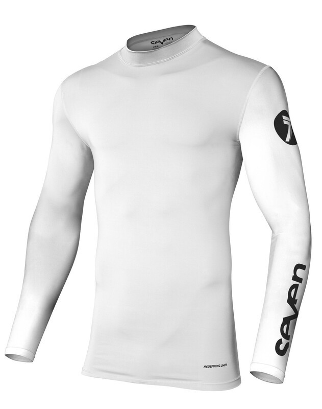 Maillot de compression Seven Zero Staple blanc idéal pour vos sessions sur piste