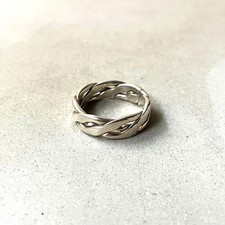 Made in Mexico Vintage Silver Ring US Size 7.5/8 Solid Unique