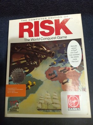 Commodore 64/128 Computer Edition of Risk - Virgin, 1989, PC, 5.25'' disks Game