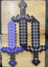 Minecraft Diamond Swords Lot Of 3 Cosplay Halloween 20 x 10 Mojang 2020/2022