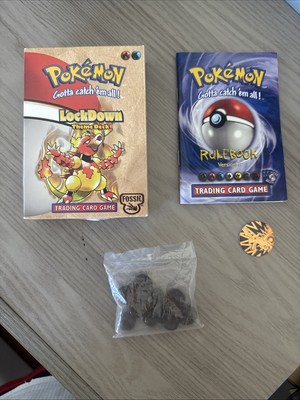 Pokemon LockDown Theme Deck 1999 Wizard Of The Coast Fossil  - No Cards