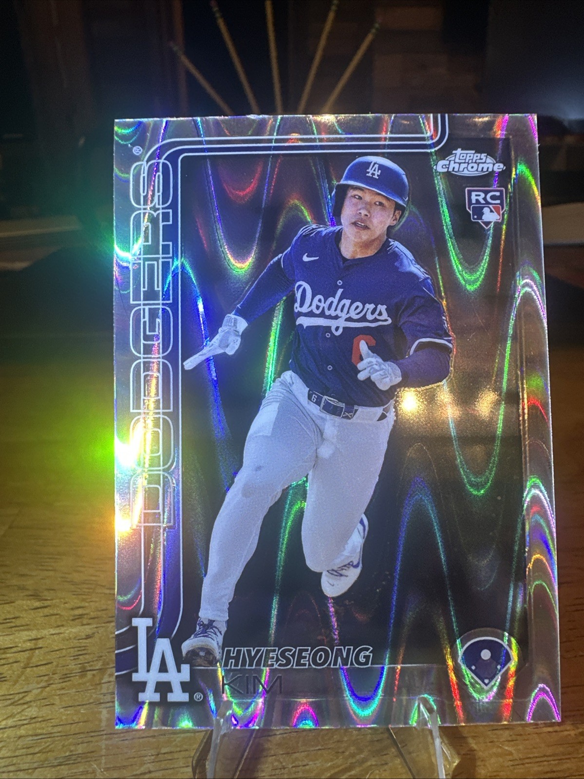 2025 Topps Chrome - Hyeseong Kim #152 RayWave Refractor (RC)