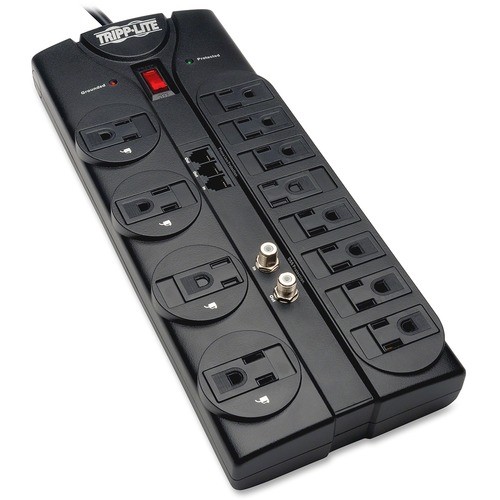 Eaton Tripp Lite Series Protect It! 12-Outlet Surge Protector, 8 ft. (2.43 m) Co