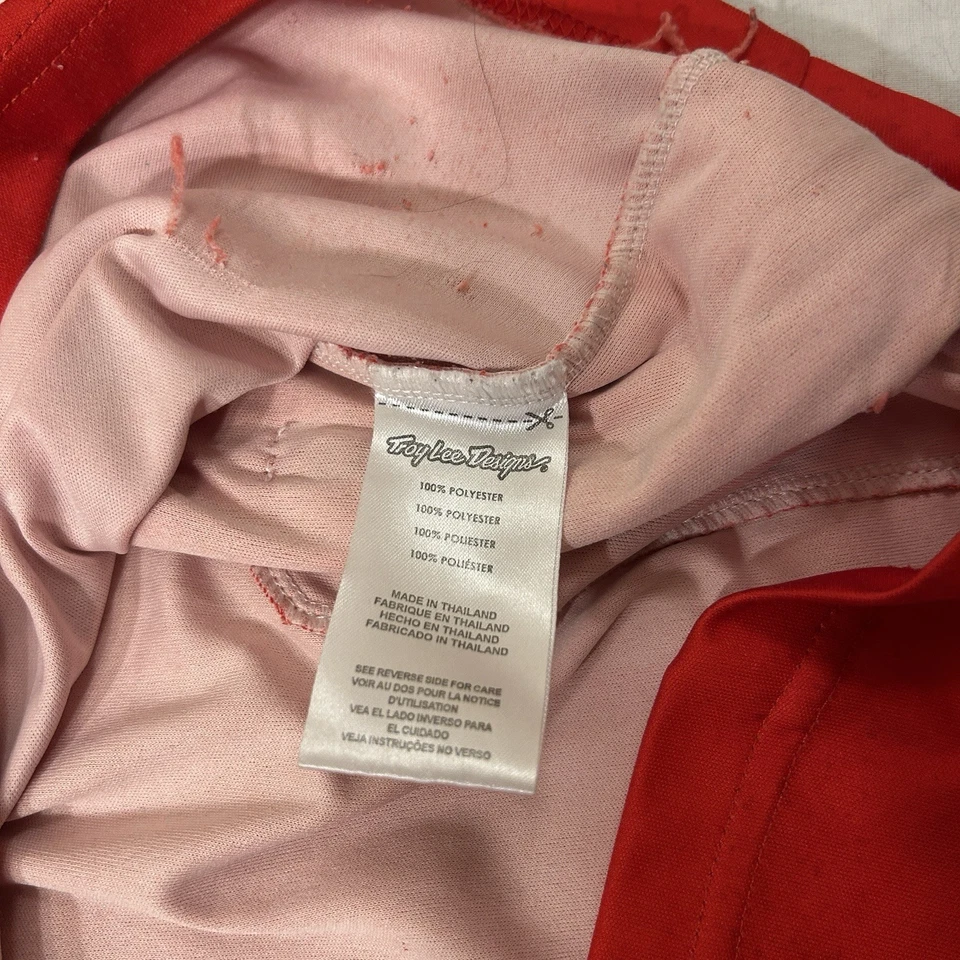 Troy Lee Designs TLD Ruckus Manga 3/4 Jersey Bolsillo Rojo MTB Descenso Bicicleta Foto 3 de 4