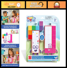 Numberblocks Friends Seventeen  Eighteen Figures - Counting Toys for Toddlers,