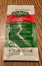 CURAD First Aid Antibiotic Ointment 1/32 oz (0.9g) Individual Packets 133 ct