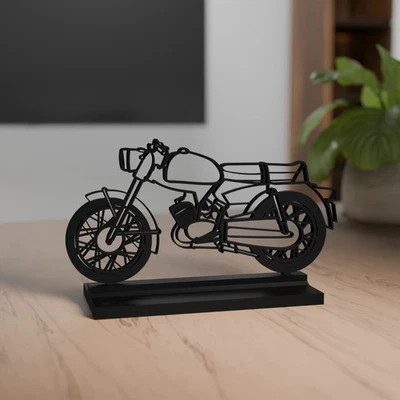 KS 50 Sport Modell 3D Dekoration - Geschenk für Motorradfans - Bild 1 von 3