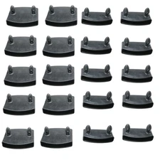 50mm x 9mm Bed Slat Holder Cover , 20pcs (10 Center Caps + 10 End Caps) for B...