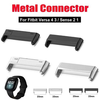 Edelstahl Armband Adapter Connector für Fitbit Versa 3 / 4 Fitbit Sense /Sense 2