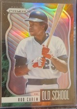 2021 Panini Prizm Old School Cosmic Haze Prizm #OS-5 Rod Carew California Angels