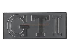 "GTI" Schriftzug Emblem Kühlergrill VW Golf 1 GTI Original VW NOS